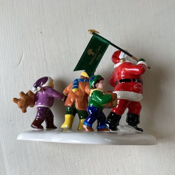 Vintage Department 56 The Original Snow Village “Here Comes Santa” 1996 - Picture 4 of 12